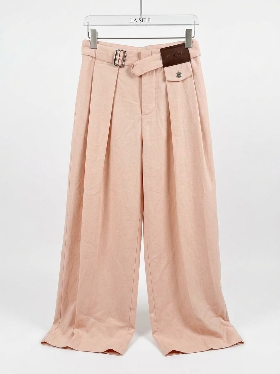 Pink loewe gabardine suit - Image 4