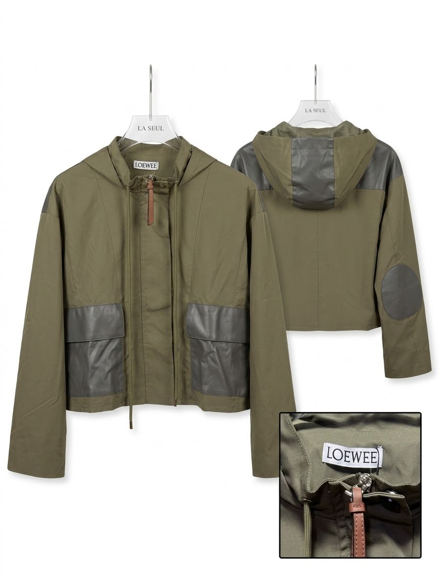 Loewe jacket Olive green - Image 2