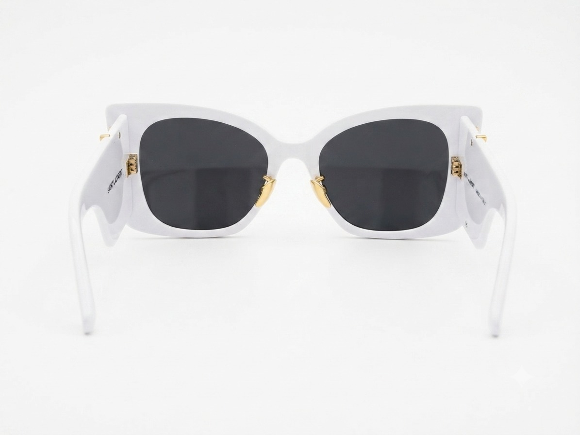 SUN GLASS YSL WHITE - Image 2