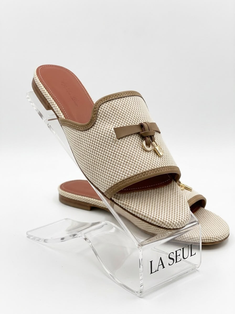Sliper Loro piana coffee & brown - Image 3