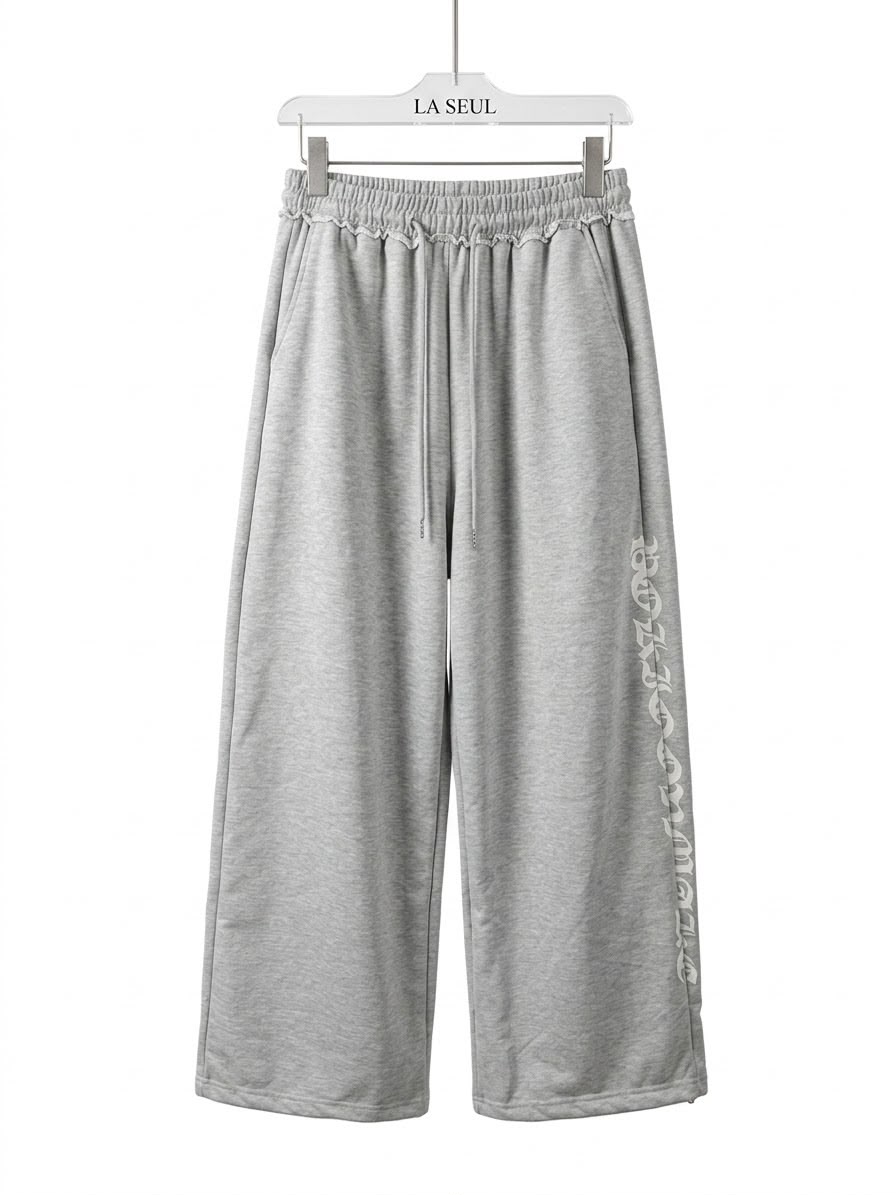 Grey Chrome Hearts printed sweatpants - Image 3