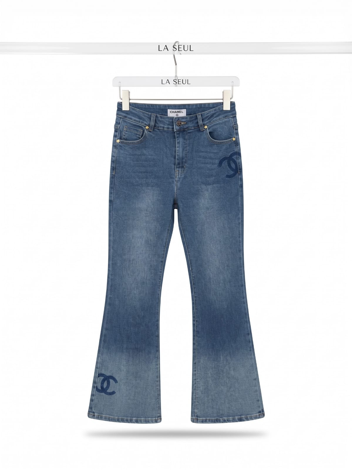 Jeans chanel blue logo - Image 4