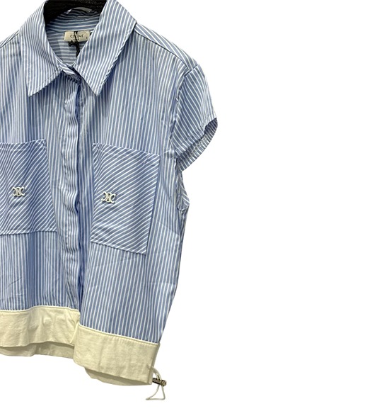 Shirt strip blue Celine - Image 2