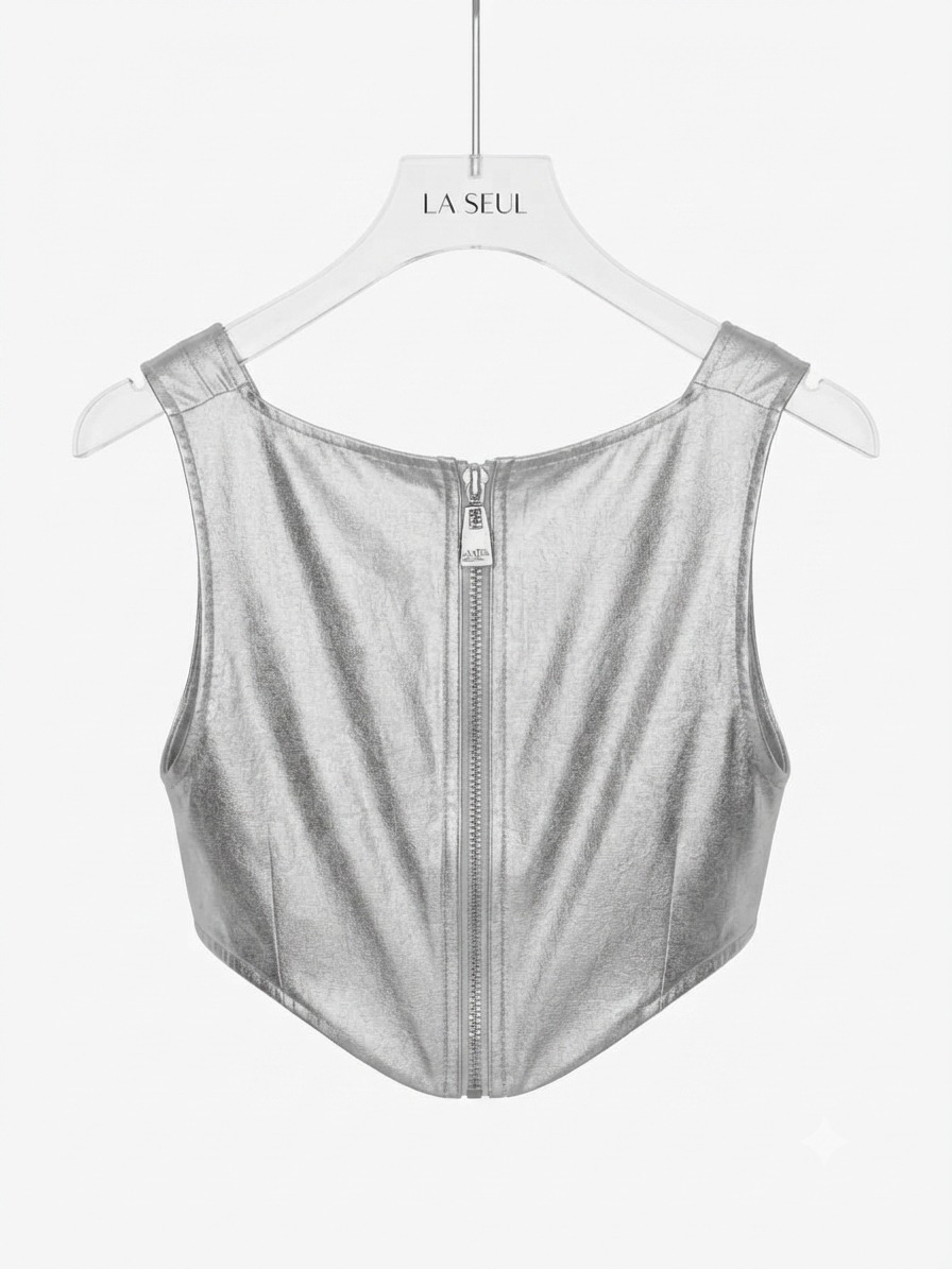 top chanel silver - Image 1