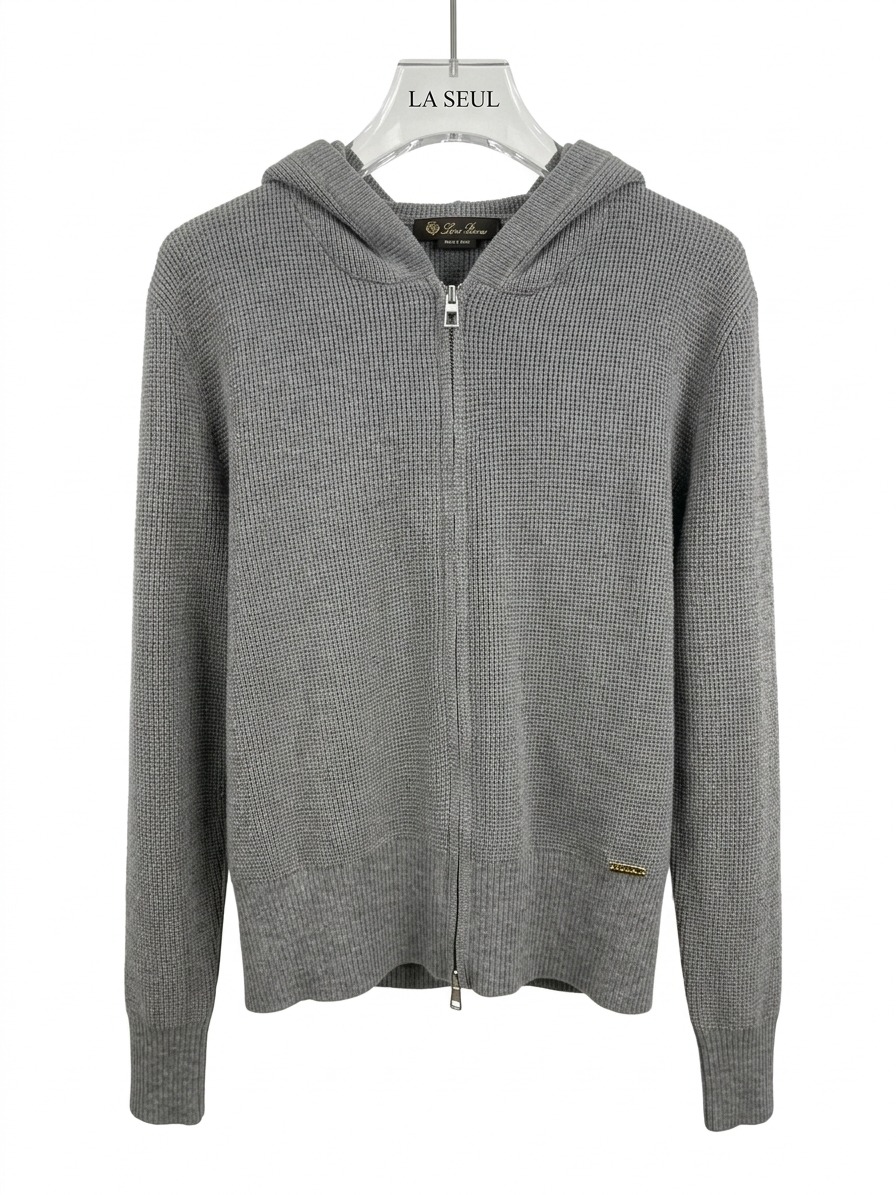 suit knit grey long - Image 1
