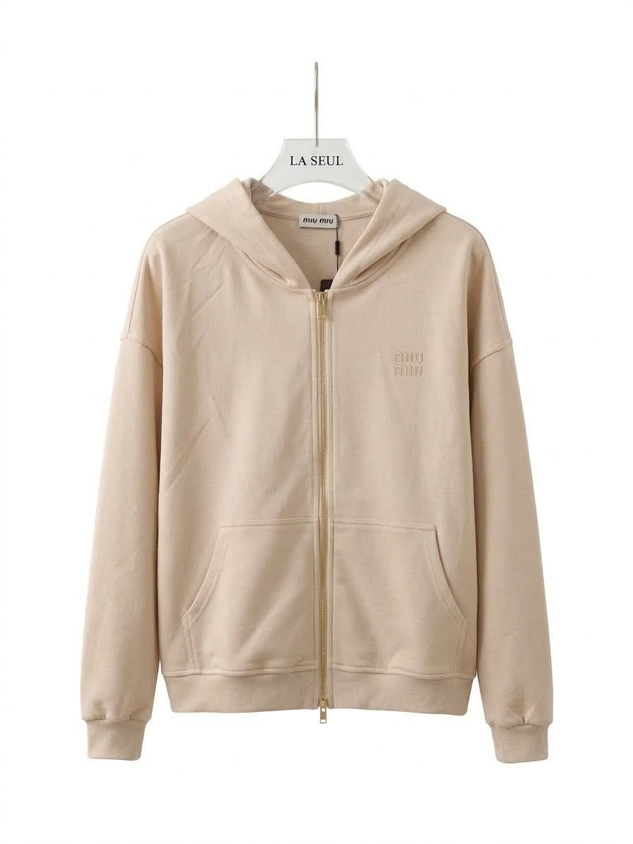 Beige Miu Miu Melton suit - Image 2
