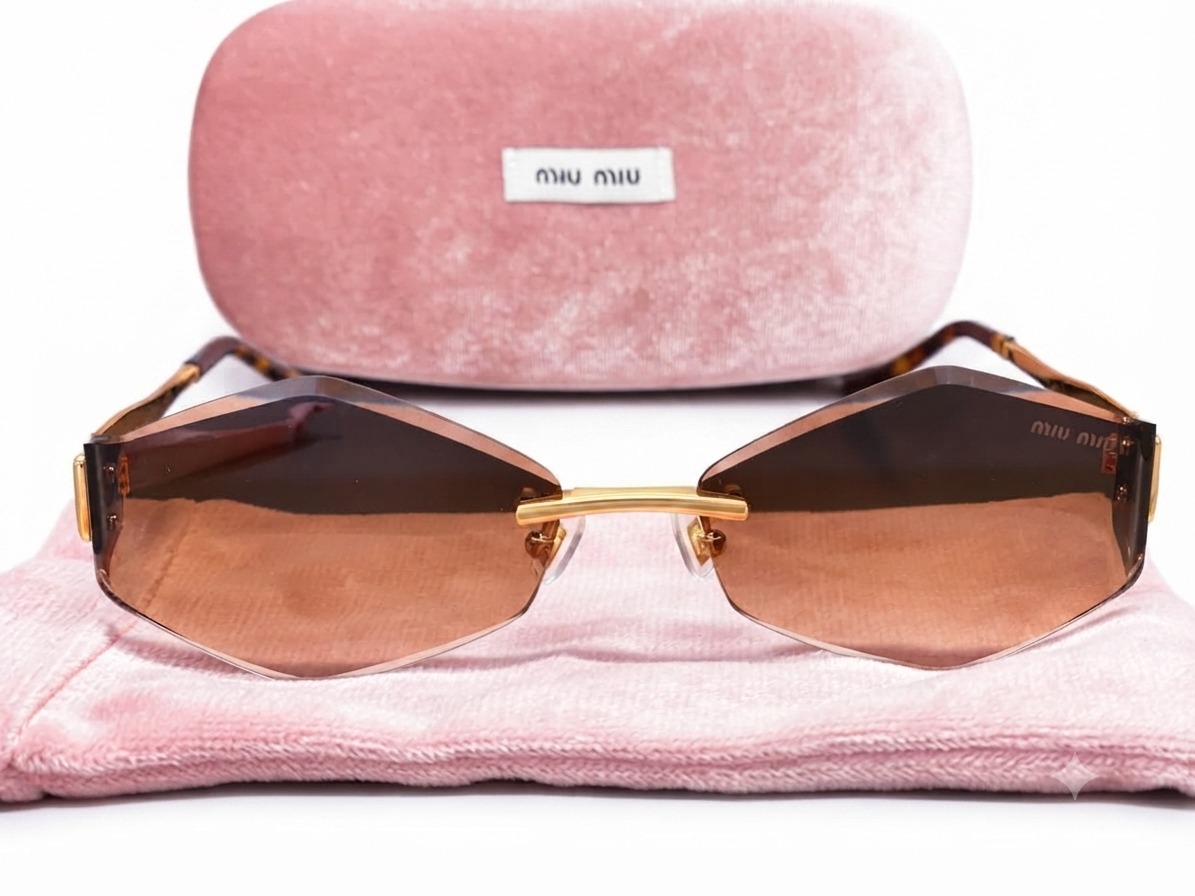 Sunglass metal brown lenses - Image 3