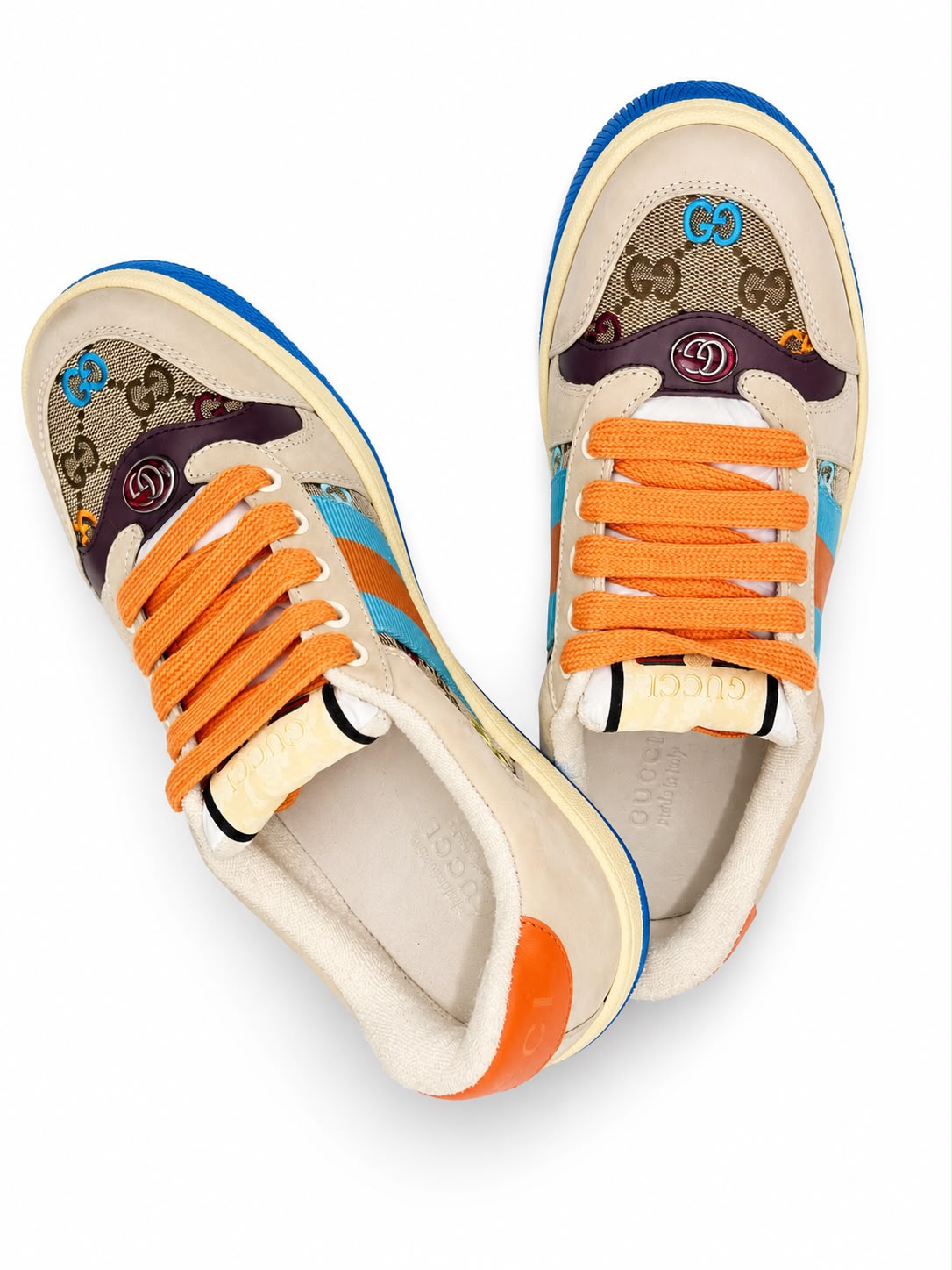 Shoes multi lace beige / orange - Image 1