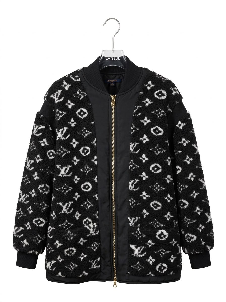 Black Louis Vuitton full-coverage jacket - Image 2