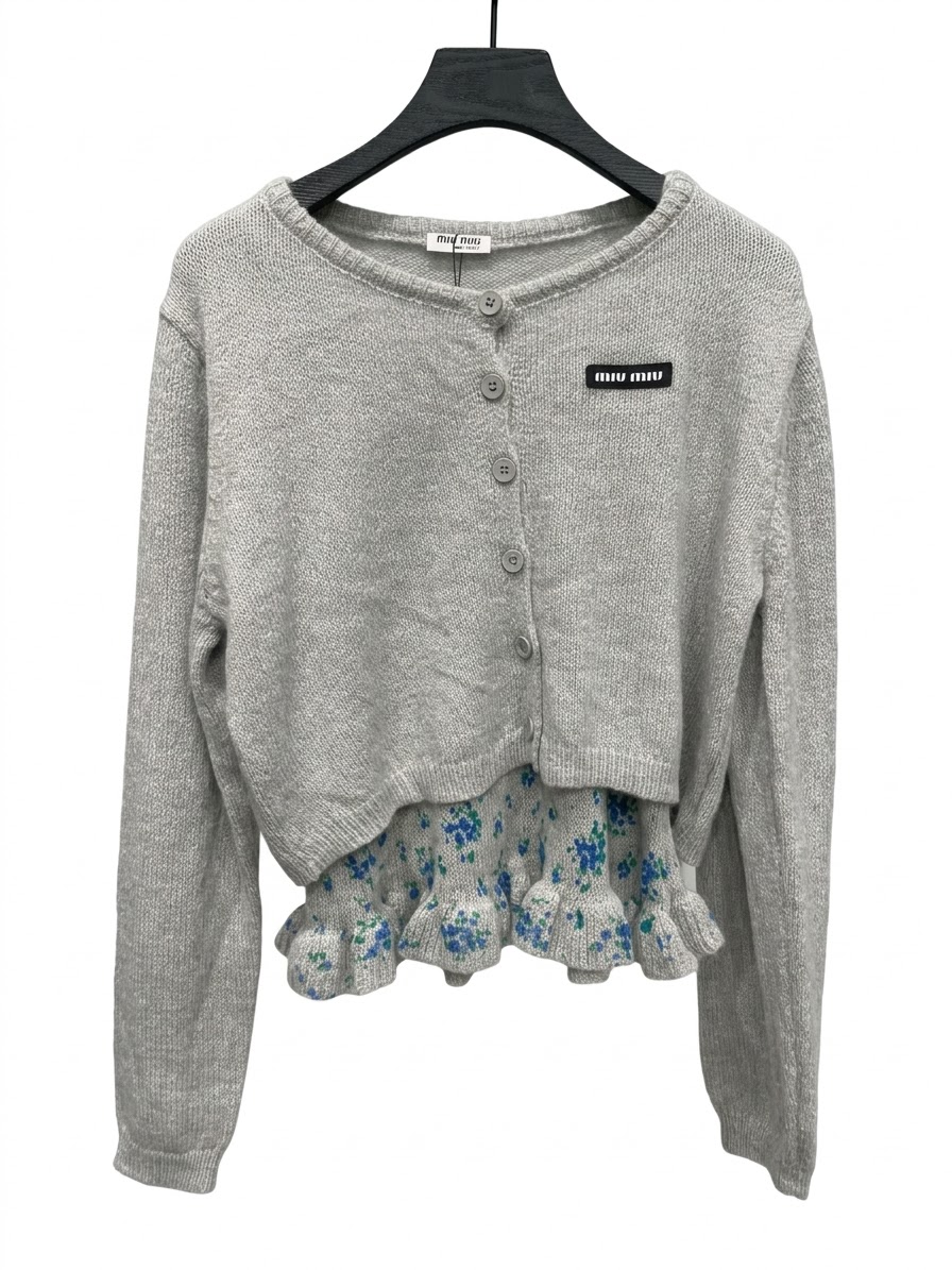 Twins cardigan grey - Image 2