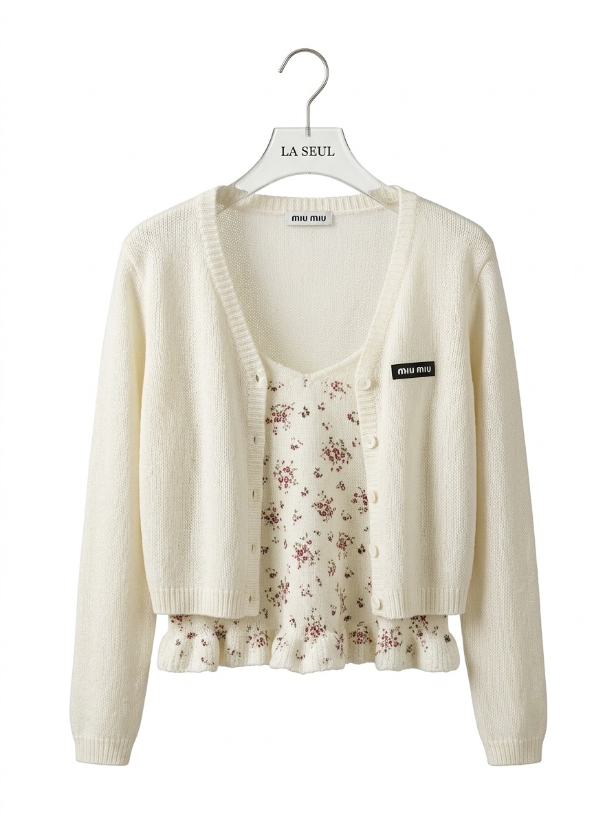 Twinz Cardigan Off white - Image 1