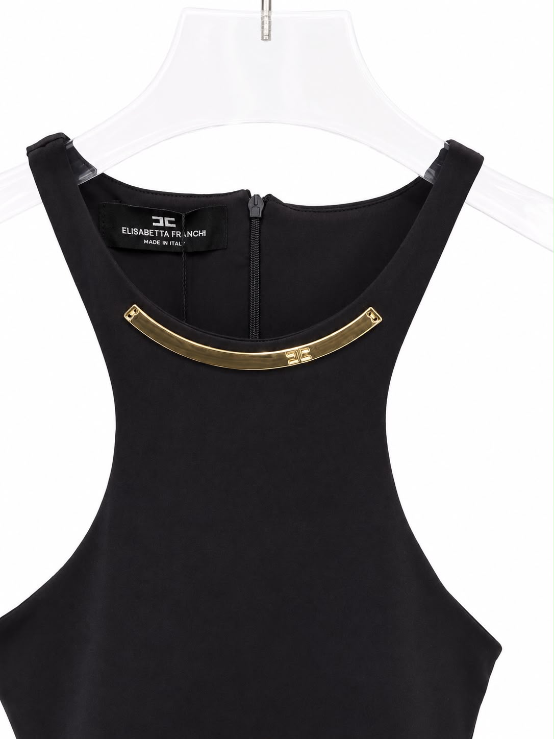 Dress black & gold metal neck - Image 1