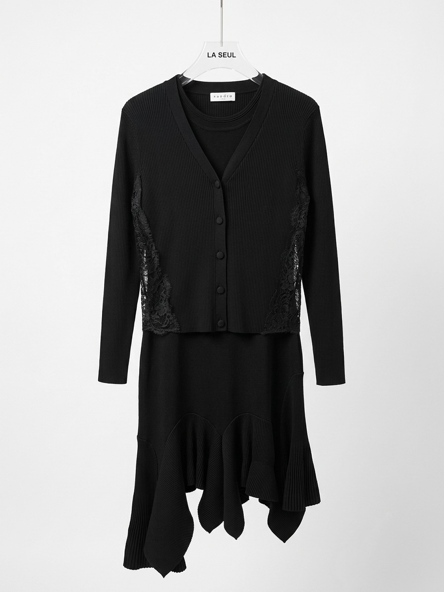 Dress with jacket black - Image 1