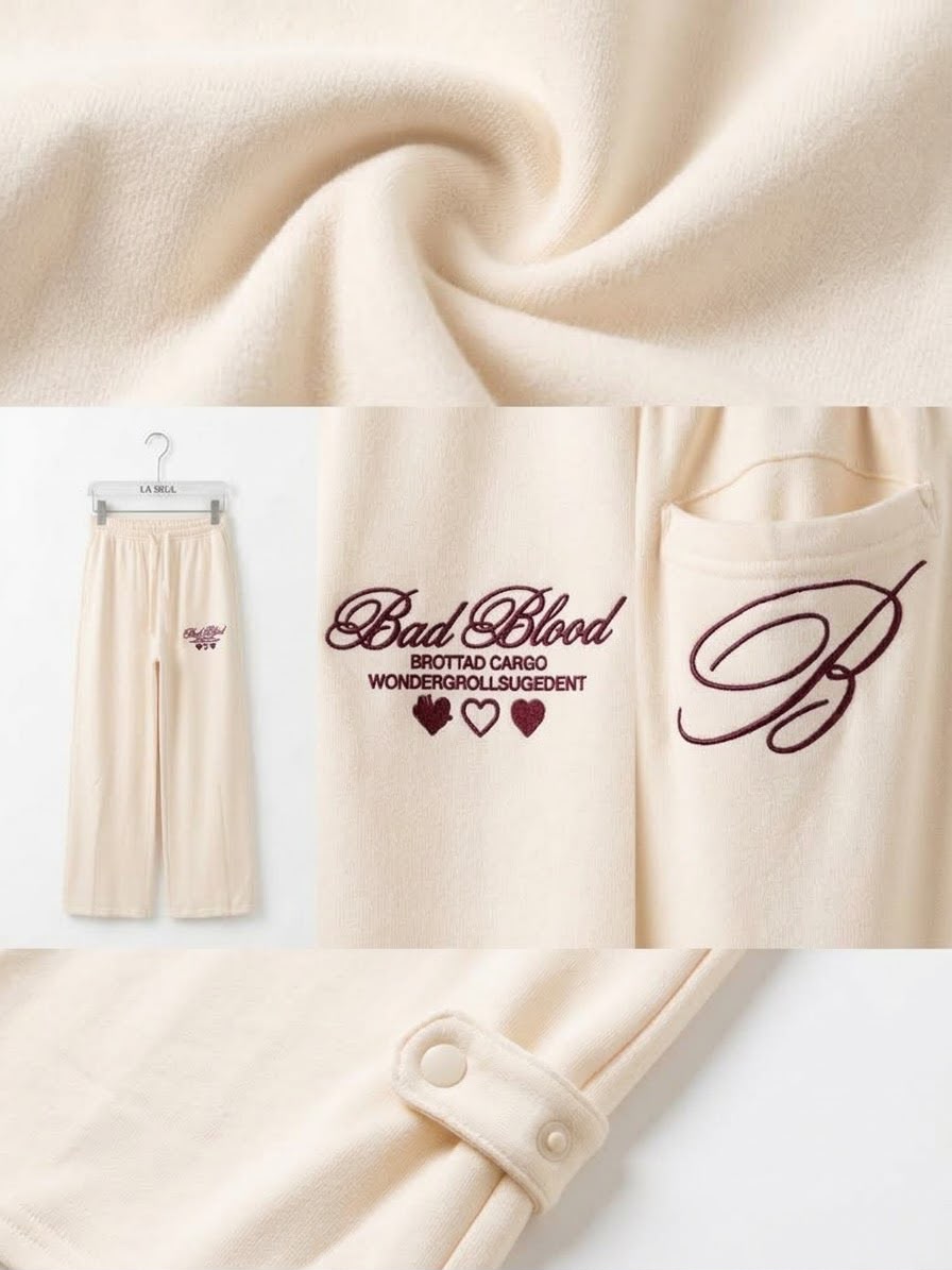 Bad Blood sweatpants Beige - Image 2