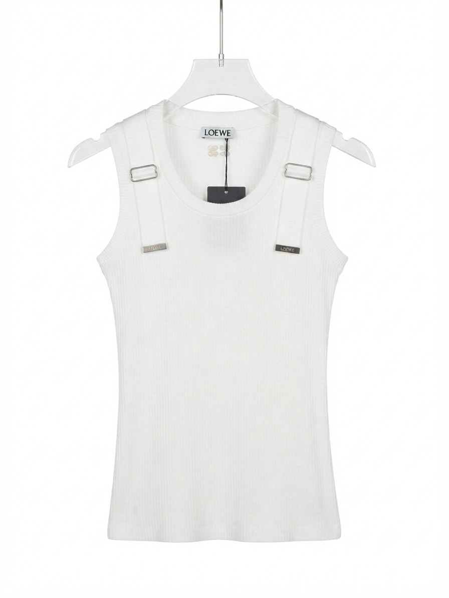 Tank top white shoulder strap - Image 1