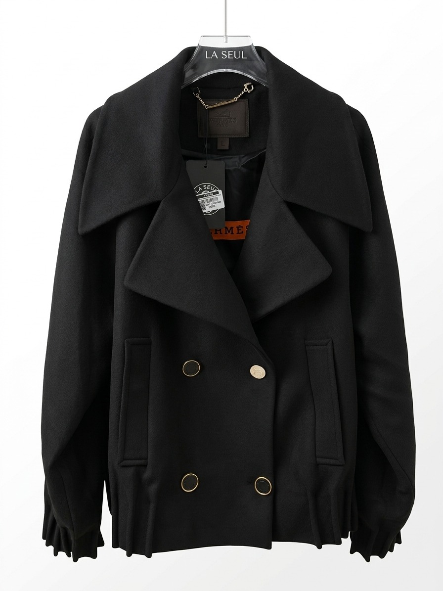 Jacket wool double breasted - Image 1