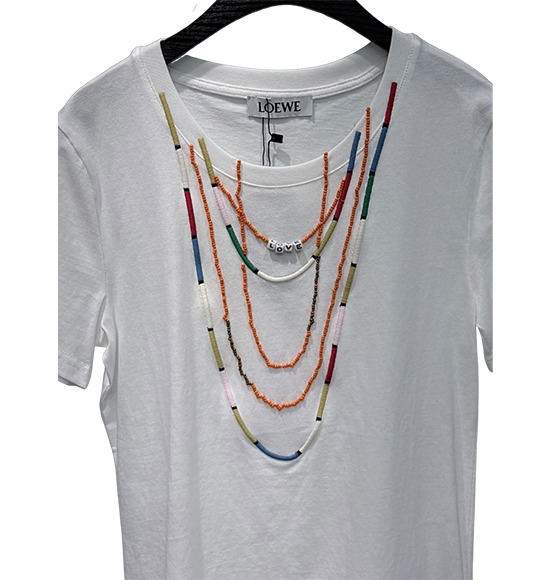t-shirt loewe white - Image 3