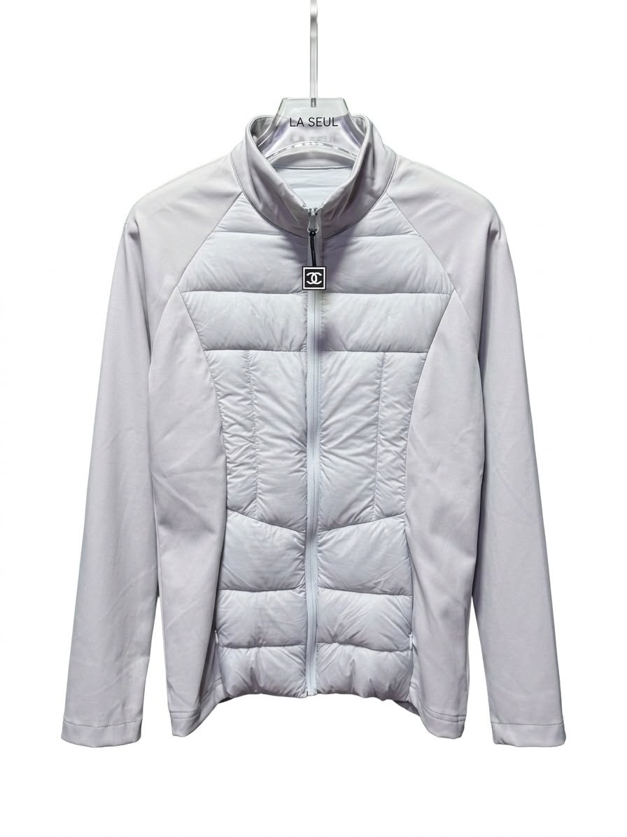 Chanel blue bomber jacket
