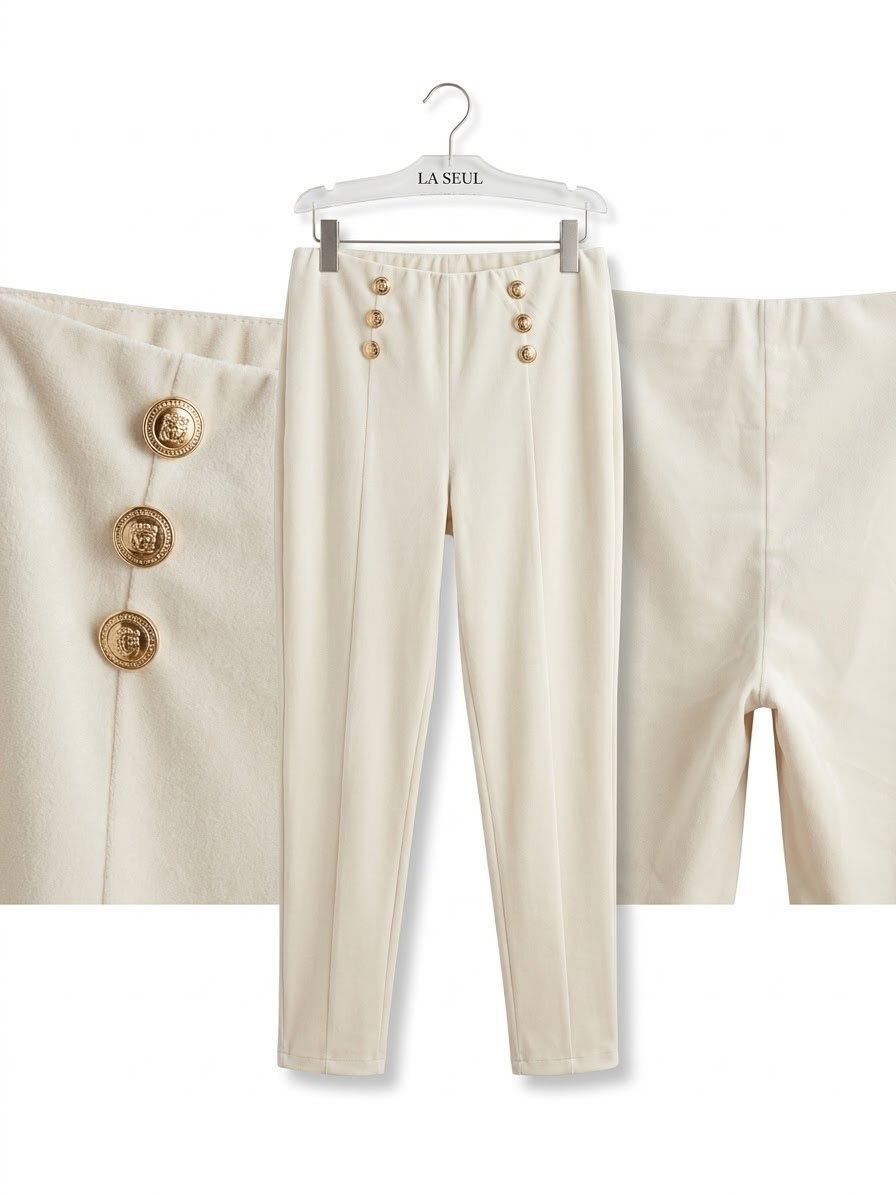 Balmain skinny fit pants Beige