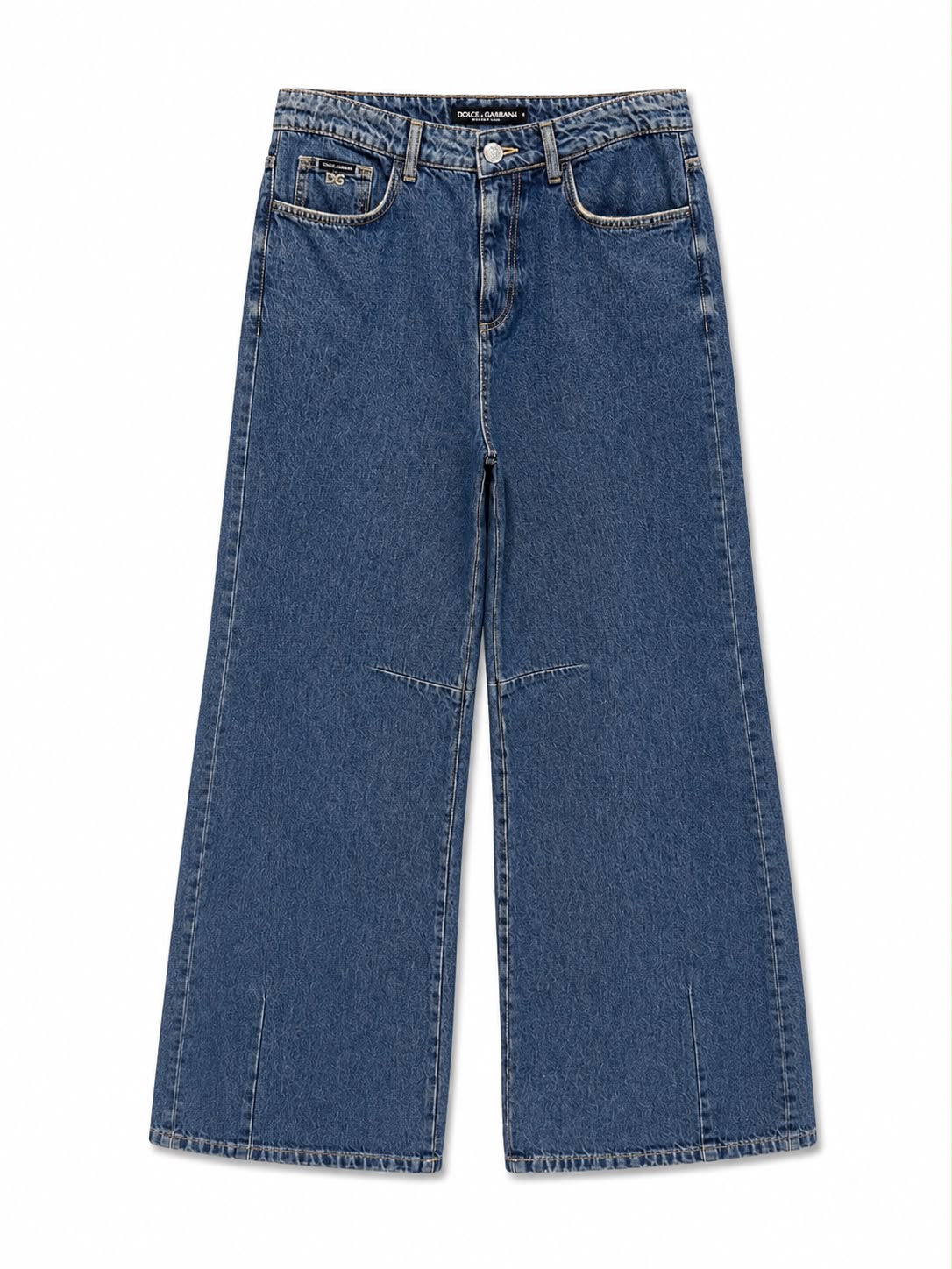 Jeans wide leg denim