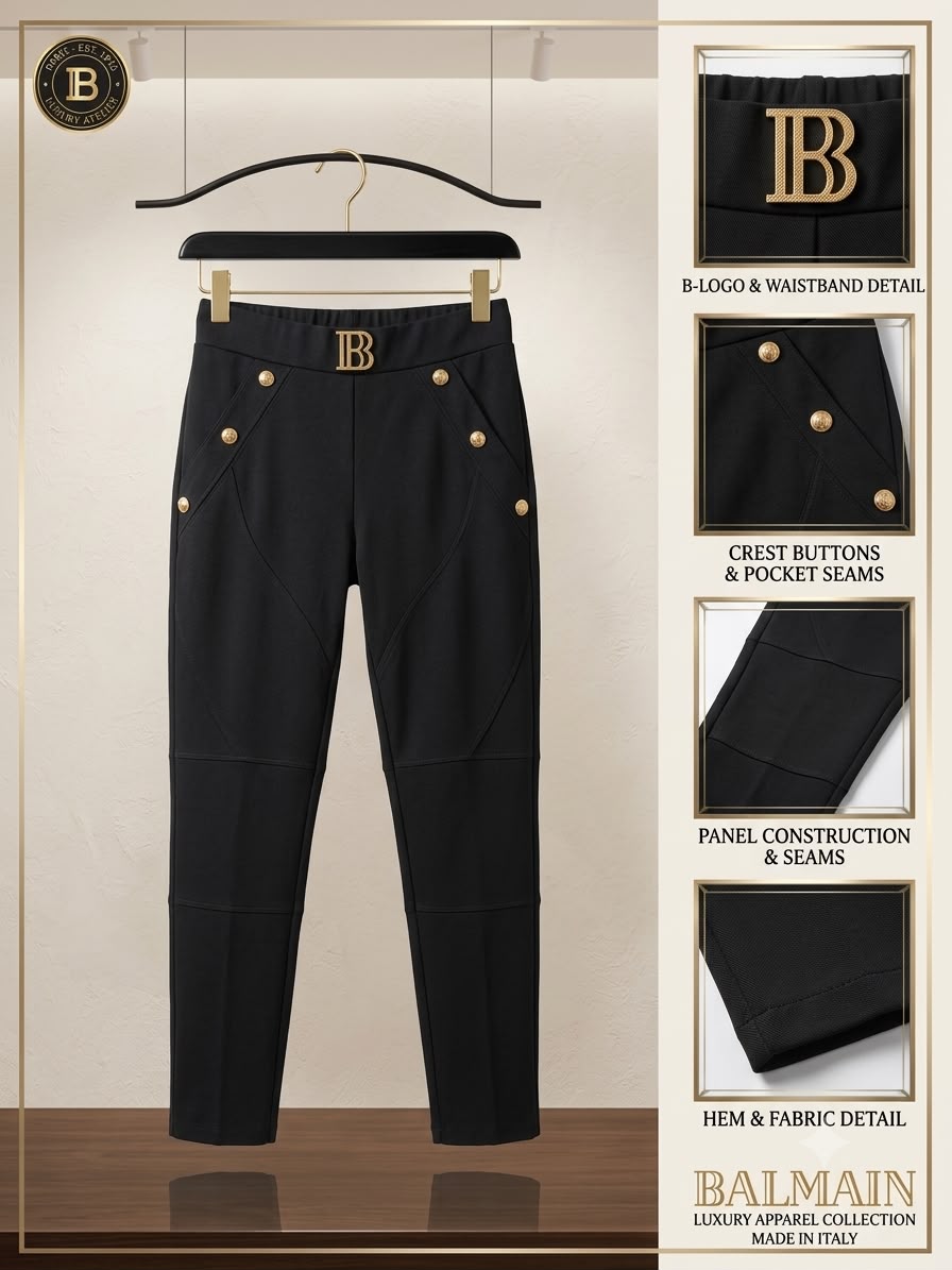 Pant Balmain Black