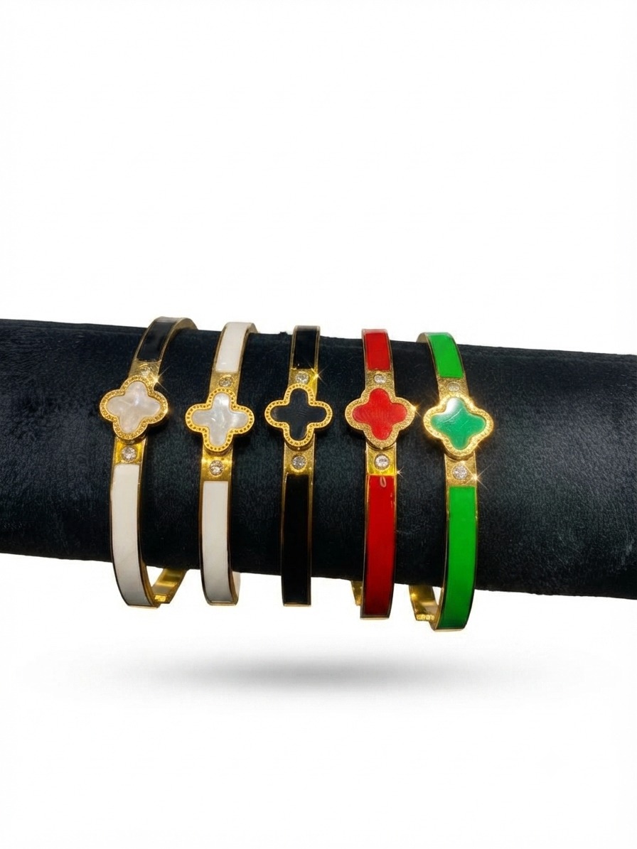 bracelet  metal van cleef