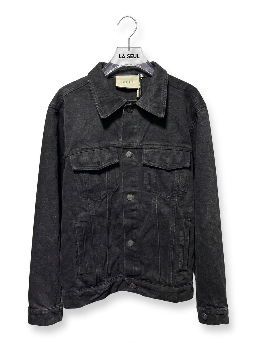 Gucci black denim jacket