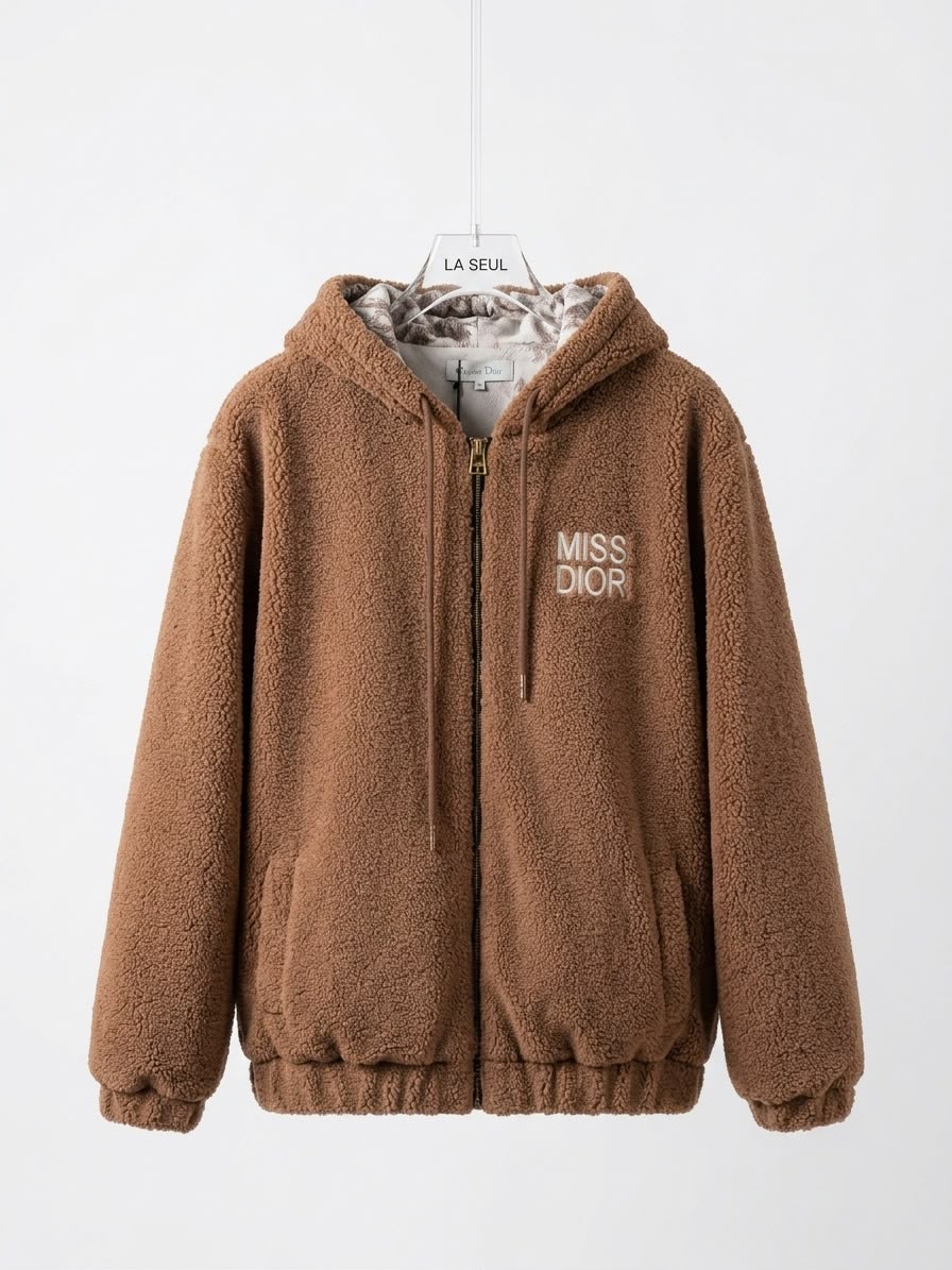 Miss Dior camel fur jacket