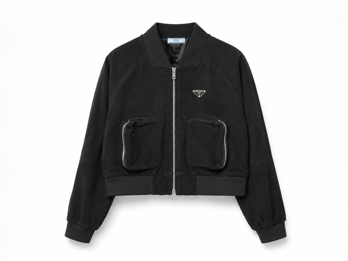 Prada Cropped Jacket Black