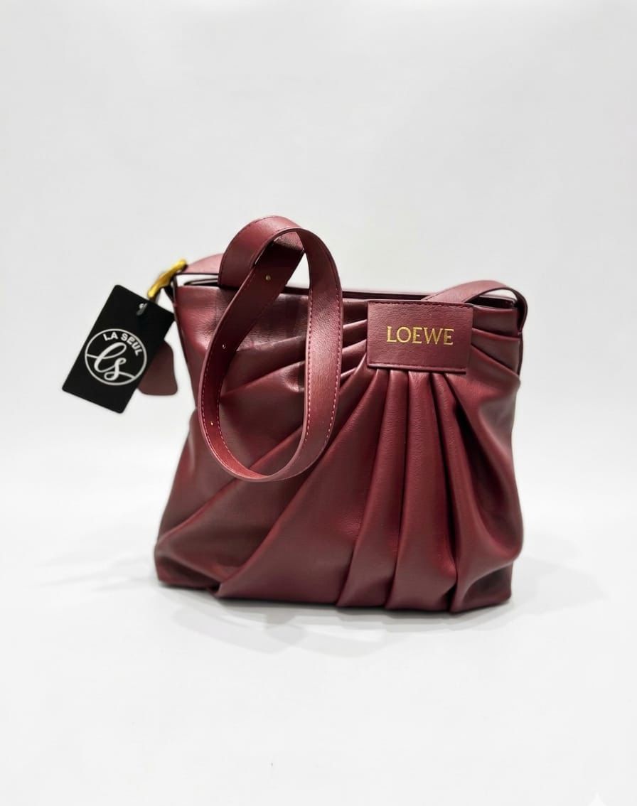 bag loewe burgandy
