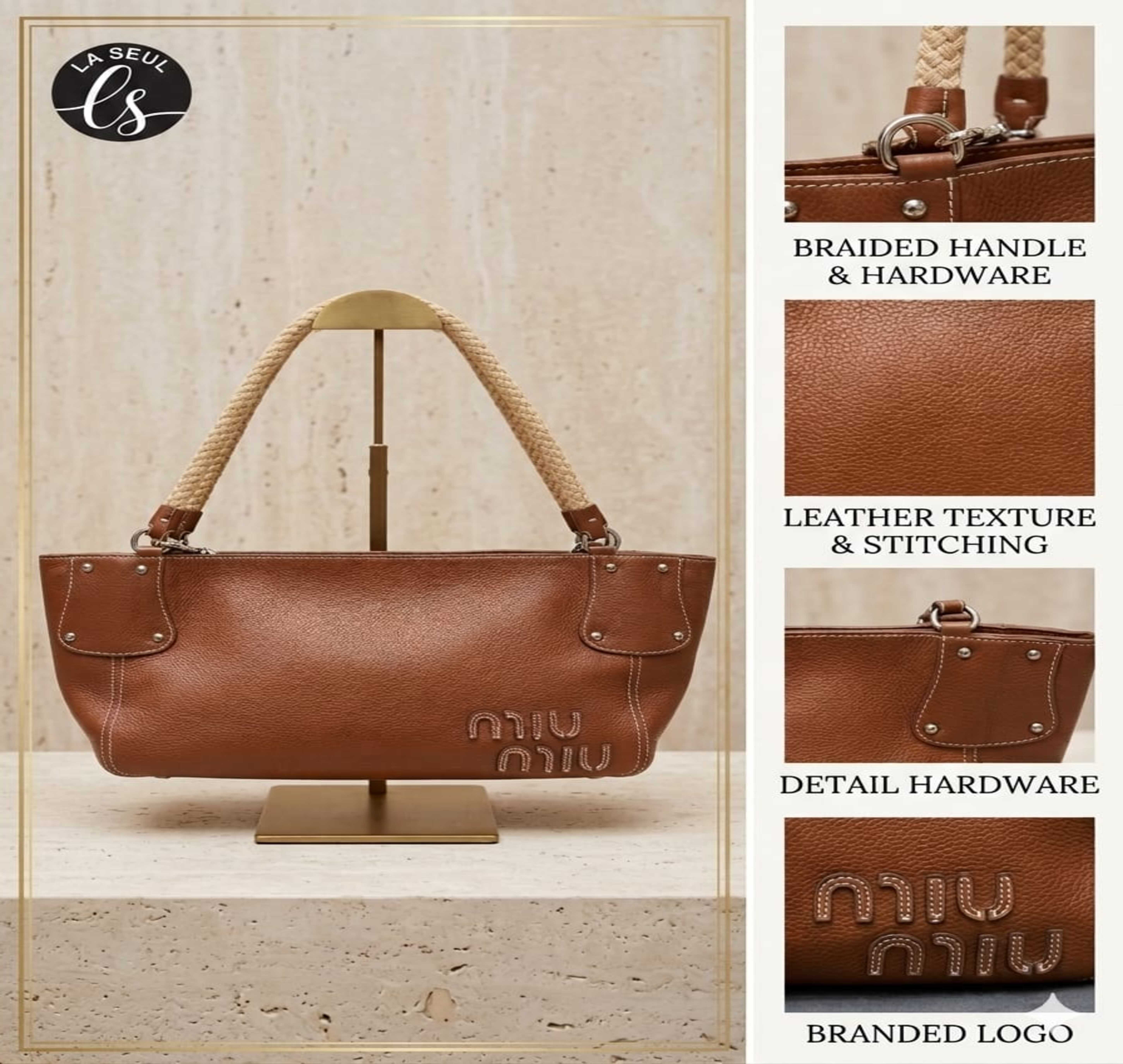 bag miu miu brown